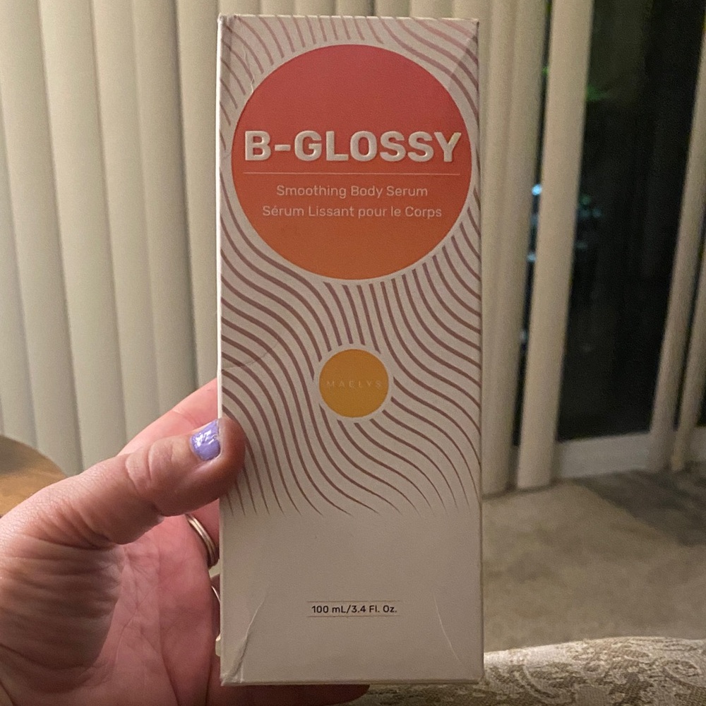 B-GLOSSY Maelys Used ONCE Smoothing Body Serum FULL SIZE